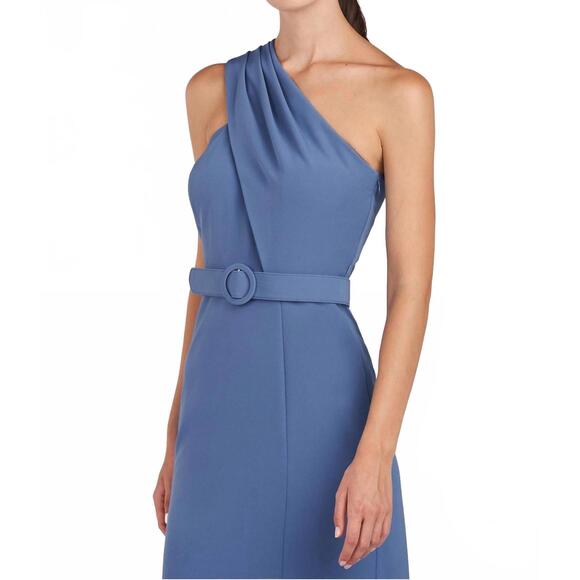 NEW KAY UNGER bowie gown in mediterranean blue - Picture 4 of 6